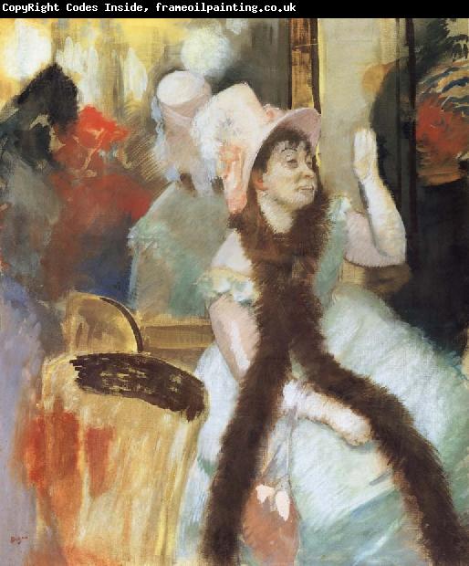 Edgar Degas Portrait apres un Bal costume